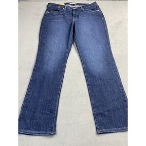 Levis 501 Jeans‎ Womens 16 Blue Original Straight Mid Rise Denim Stretch 33x30